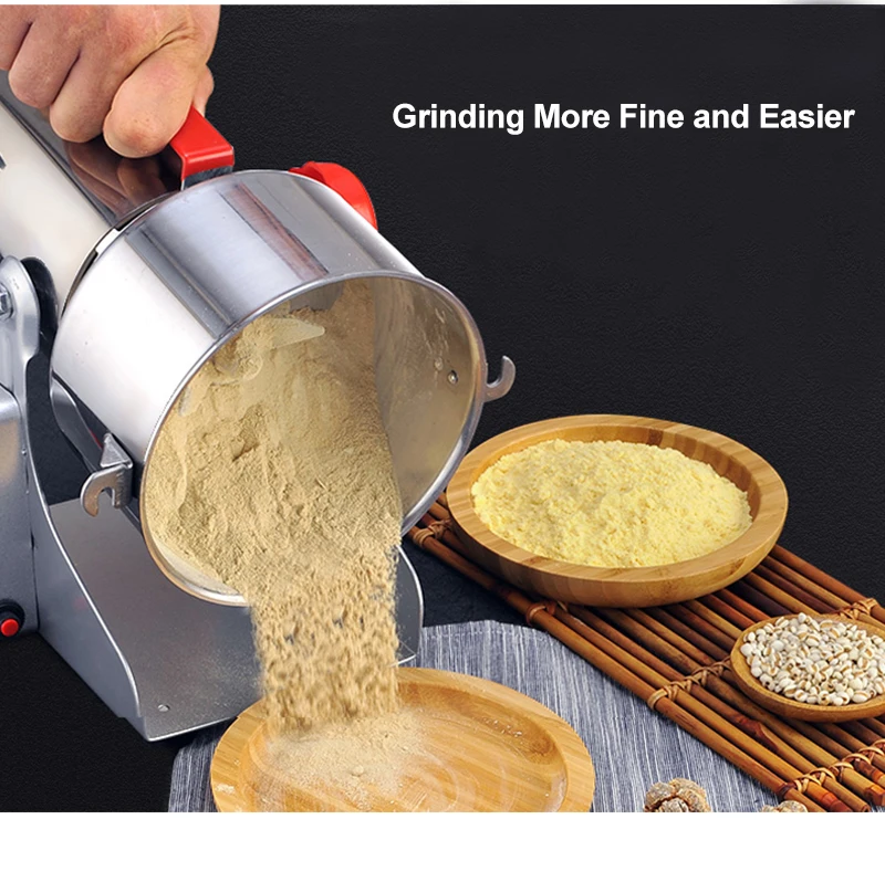 BioloMix 800g 700g Grains Spices Herbals Cereals Coffee Dry Food Grinder Mill Grinding Machine Gristmill Flour Powder crusher - immagine 19
