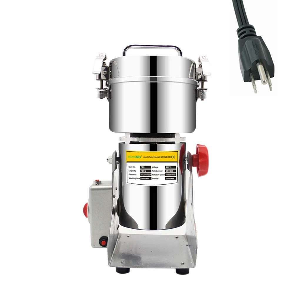 BioloMix 800g 700g Grains Spices Herbals Cereals Coffee Dry Food Grinder Mill Grinding Machine Gristmill Flour Powder crusher - immagine 7
