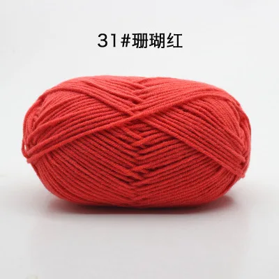New Upgrade 10 Balls/Lot 500g Natural Soft Silk Milk Cotton Yarn for Knitting Baby Wool Crochet Yarn Organic Weave Thread Z5467 - immagine 48