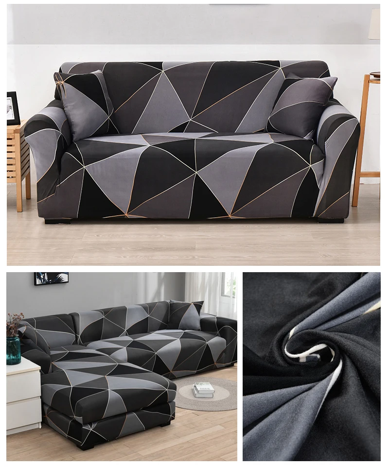 Coolazy Stretch Plaid Sofa Slipcover Elastic Sofa Covers for Living Room funda sofa Chair Couch Cover Home Decor 1/2/3/4-seater - immagine 65