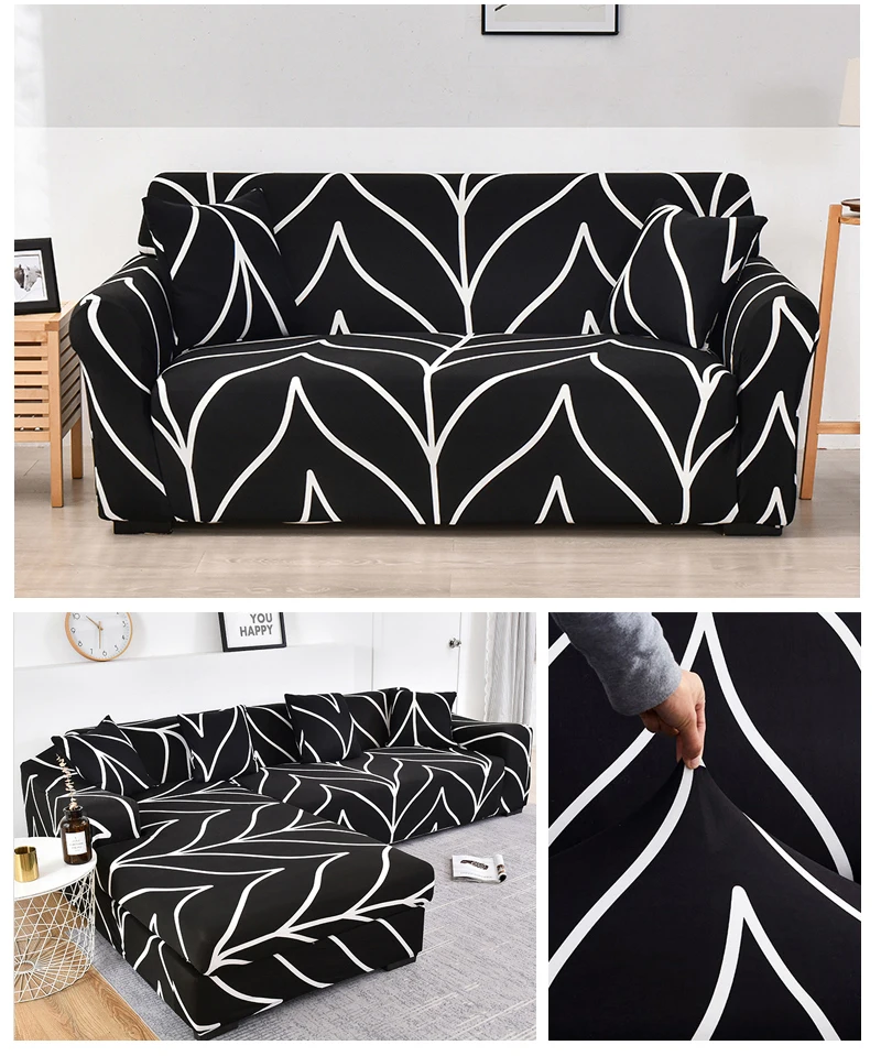 Coolazy Stretch Plaid Sofa Slipcover Elastic Sofa Covers for Living Room funda sofa Chair Couch Cover Home Decor 1/2/3/4-seater - immagine 61