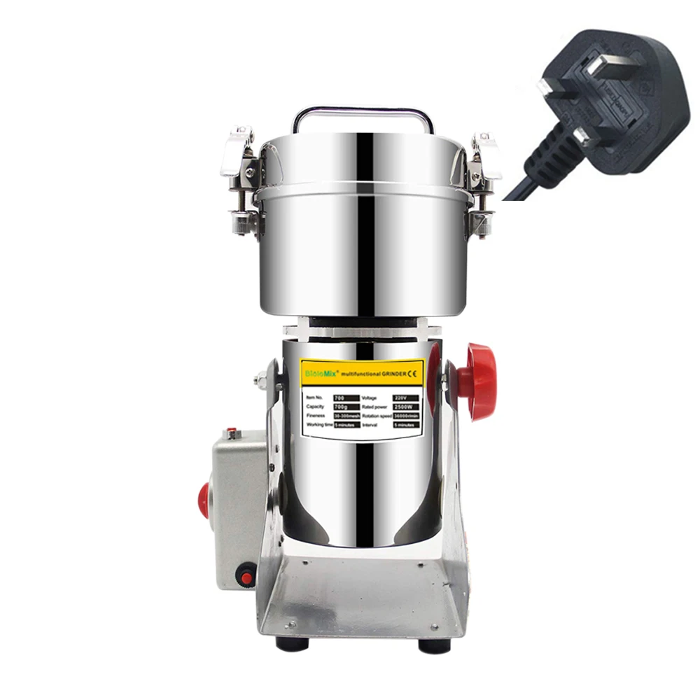 BioloMix 800g 700g Grains Spices Herbals Cereals Coffee Dry Food Grinder Mill Grinding Machine Gristmill Flour Powder crusher - immagine 11