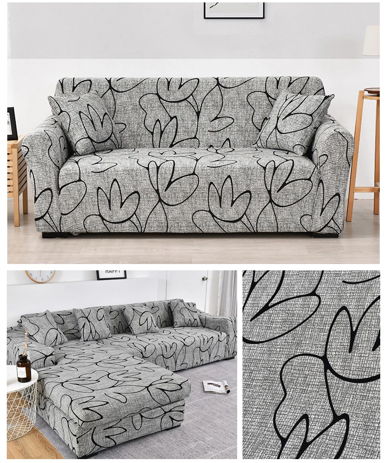 Coolazy Stretch Plaid Sofa Slipcover Elastic Sofa Covers for Living Room funda sofa Chair Couch Cover Home Decor 1/2/3/4-seater - immagine 59