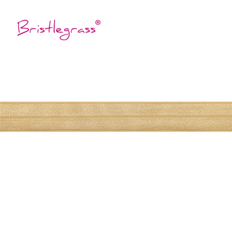 BRISTLEGRASS 50 100 Yard by Roll 3/4" 20mm Solid Shiny FOE Fold Over Elastics Spandex Satin Band Headband Dress Sewing Lace Trim - immagine 76