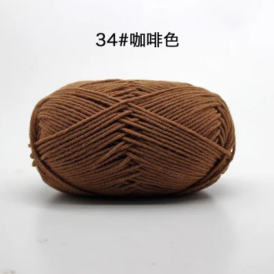 New Upgrade 10 Balls/Lot 500g Natural Soft Silk Milk Cotton Yarn for Knitting Baby Wool Crochet Yarn Organic Weave Thread Z5467 - immagine 32