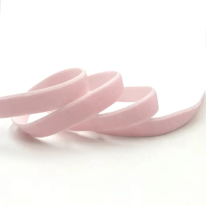 10 Yards 1cm Soft Velvet Elastic Ribbon For DIY Sewing Headband Clips Bow Wedding Christmas Decoration 23 Colors - immagine 12