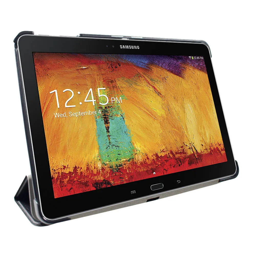 For Samsung Galaxy Note 10.1 2014 Edition P600 P605 P601 Smart Cover Case /Tab Pro 10.1 T520 T521 T525 Tablet Cover Magnet Sleep - immagine 4