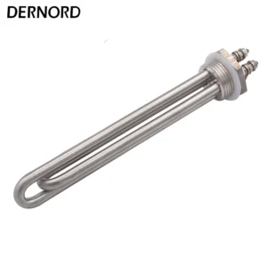 DN25 Immersion Tubular Electric Heater 12V 24V 36V 48V 300W 600W 900W 1200W 1500W 304SS Solar DC 1 inch Water Heating Element