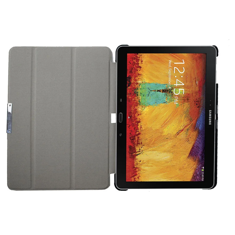 For Samsung Galaxy Note 10.1 2014 Edition P600 P605 P601 Smart Cover Case /Tab Pro 10.1 T520 T521 T525 Tablet Cover Magnet Sleep - immagine 5