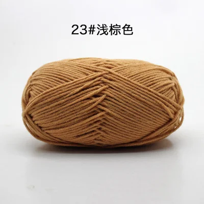 New Upgrade 10 Balls/Lot 500g Natural Soft Silk Milk Cotton Yarn for Knitting Baby Wool Crochet Yarn Organic Weave Thread Z5467 - immagine 37