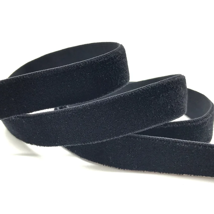 10 Yards 1cm Soft Velvet Elastic Ribbon For DIY Sewing Headband Clips Bow Wedding Christmas Decoration 23 Colors - immagine 28