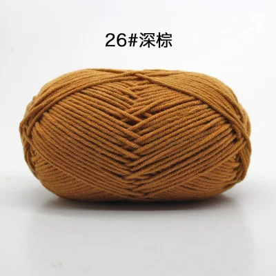 New Upgrade 10 Balls/Lot 500g Natural Soft Silk Milk Cotton Yarn for Knitting Baby Wool Crochet Yarn Organic Weave Thread Z5467 - immagine 44