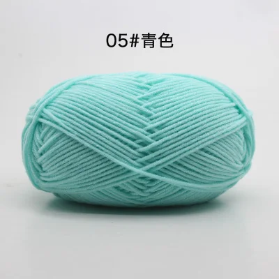 New Upgrade 10 Balls/Lot 500g Natural Soft Silk Milk Cotton Yarn for Knitting Baby Wool Crochet Yarn Organic Weave Thread Z5467 - immagine 70