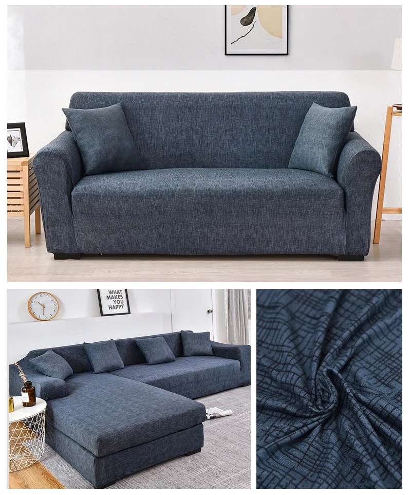 Coolazy Stretch Plaid Sofa Slipcover Elastic Sofa Covers for Living Room funda sofa Chair Couch Cover Home Decor 1/2/3/4-seater - immagine 64