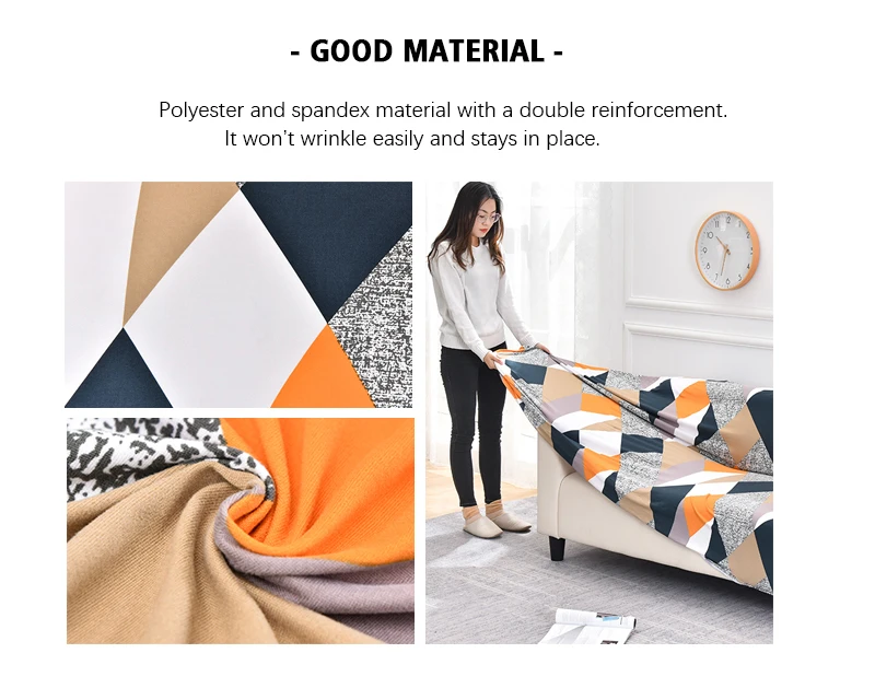 Coolazy Stretch Plaid Sofa Slipcover Elastic Sofa Covers for Living Room funda sofa Chair Couch Cover Home Decor 1/2/3/4-seater - immagine 46