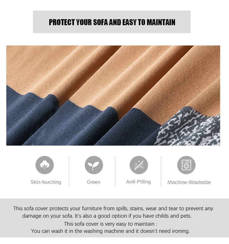 Coolazy Stretch Plaid Sofa Slipcover Elastic Sofa Covers for Living Room funda sofa Chair Couch Cover Home Decor 1/2/3/4-seater - immagine 52