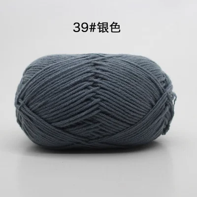 New Upgrade 10 Balls/Lot 500g Natural Soft Silk Milk Cotton Yarn for Knitting Baby Wool Crochet Yarn Organic Weave Thread Z5467 - immagine 26