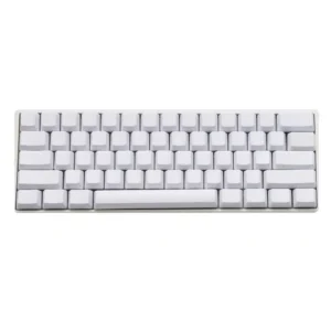 White Black Gray Green Blank Thick PBT OEM Profile 62 Key ISO 61 ANSI Keycaps For MX Switches Mechanical Keyboard (Only Keycap)