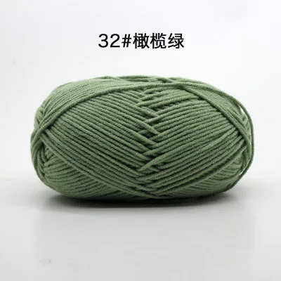 New Upgrade 10 Balls/Lot 500g Natural Soft Silk Milk Cotton Yarn for Knitting Baby Wool Crochet Yarn Organic Weave Thread Z5467 - immagine 36