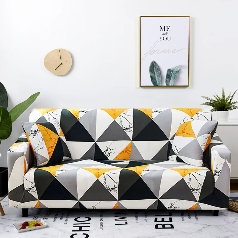 Coolazy Stretch Plaid Sofa Slipcover Elastic Sofa Covers for Living Room funda sofa Chair Couch Cover Home Decor 1/2/3/4-seater - immagine 24