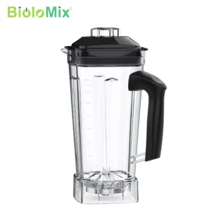 T5200 Blender mixer spare parts 2L Square Container Jar Jug Pitcher Cup bottom with serrated smoothies blades lid BPA FREE