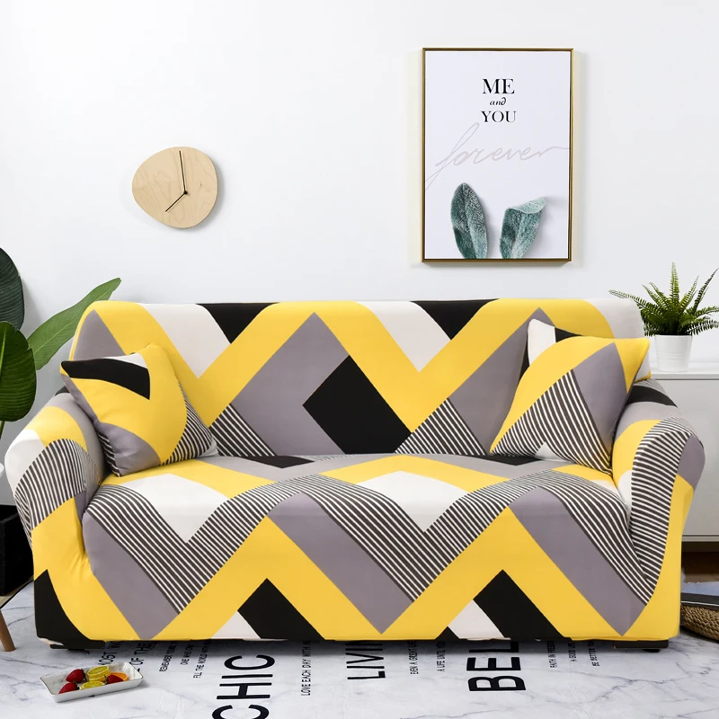 Coolazy Stretch Plaid Sofa Slipcover Elastic Sofa Covers for Living Room funda sofa Chair Couch Cover Home Decor 1/2/3/4-seater - immagine 33