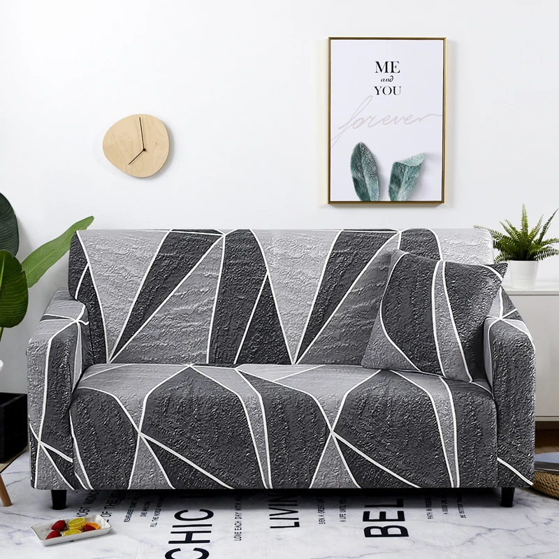 Coolazy Stretch Plaid Sofa Slipcover Elastic Sofa Covers for Living Room funda sofa Chair Couch Cover Home Decor 1/2/3/4-seater - immagine 9