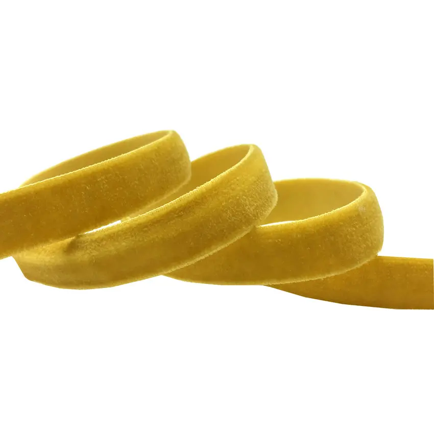 10 Yards 1cm Soft Velvet Elastic Ribbon For DIY Sewing Headband Clips Bow Wedding Christmas Decoration 23 Colors - immagine 22