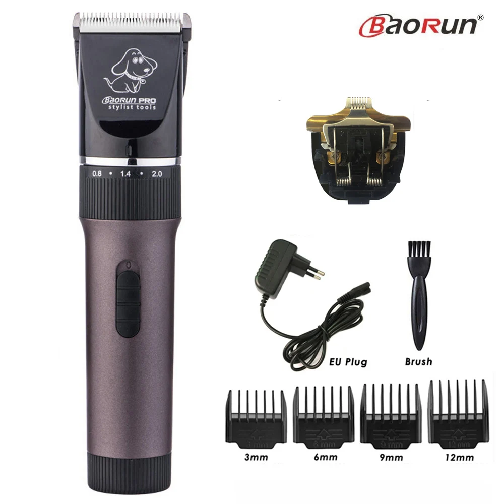 BaoRun P6 Professional Dog Hair Trimmer Rechargeable Pet Cat Grooming Clipper Shaver Low-noise Electric Cutters Haircut Machine - immagine 17