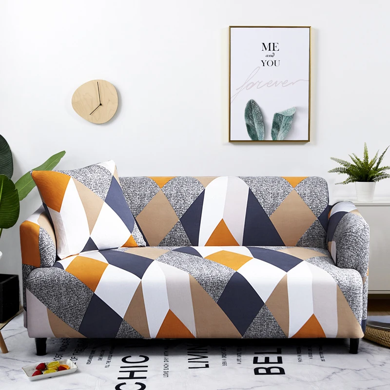 Coolazy Stretch Plaid Sofa Slipcover Elastic Sofa Covers for Living Room funda sofa Chair Couch Cover Home Decor 1/2/3/4-seater - immagine 16