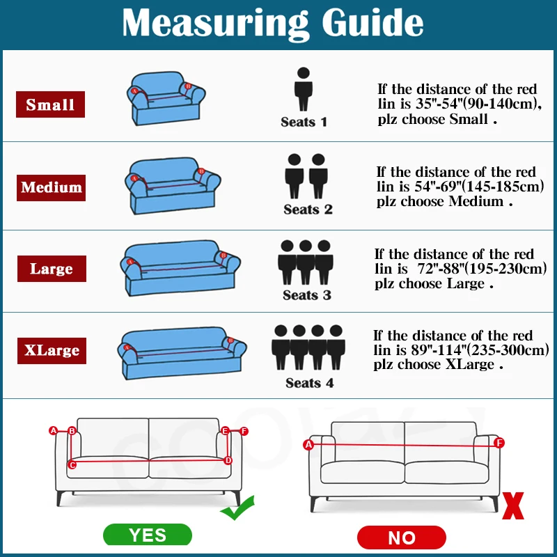 Coolazy Stretch Plaid Sofa Slipcover Elastic Sofa Covers for Living Room funda sofa Chair Couch Cover Home Decor 1/2/3/4-seater - immagine 2