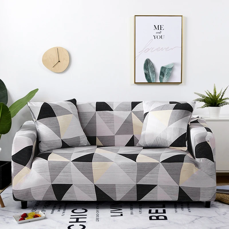 Coolazy Stretch Plaid Sofa Slipcover Elastic Sofa Covers for Living Room funda sofa Chair Couch Cover Home Decor 1/2/3/4-seater - immagine 22