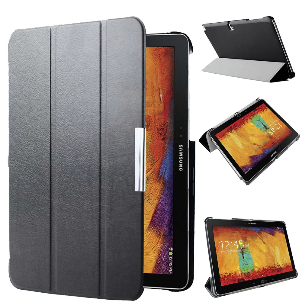 For Samsung Galaxy Note 10.1 2014 Edition P600 P605 P601 Smart Cover Case /Tab Pro 10.1 T520 T521 T525 Tablet Cover Magnet Sleep - immagine 13