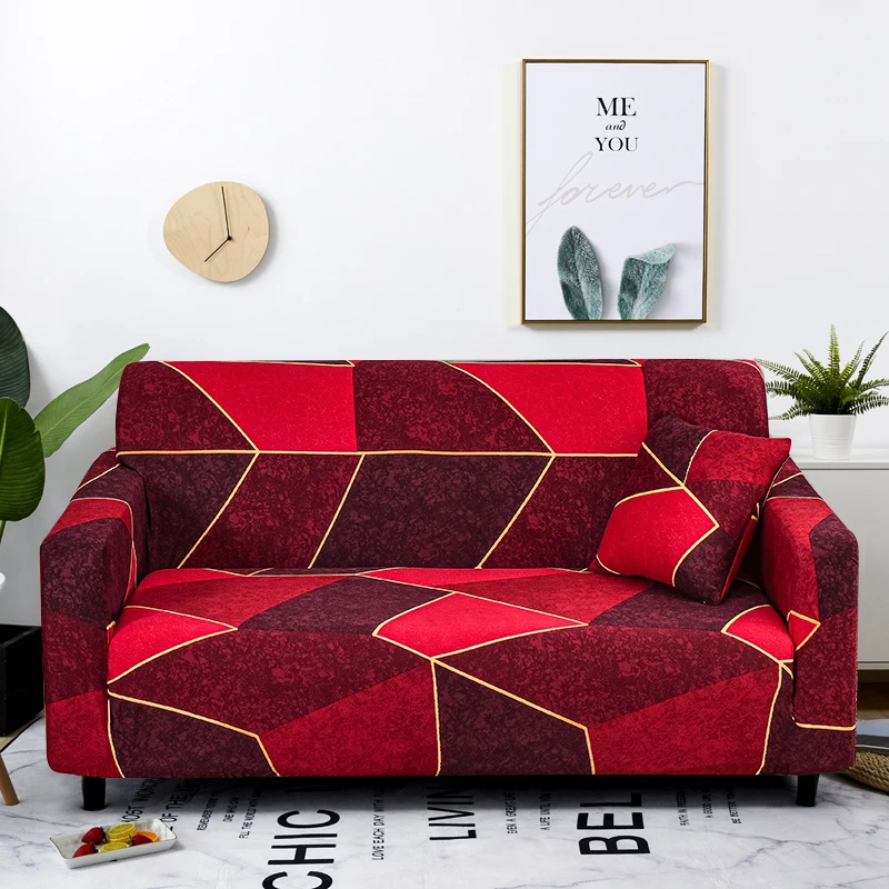 Coolazy Stretch Plaid Sofa Slipcover Elastic Sofa Covers for Living Room funda sofa Chair Couch Cover Home Decor 1/2/3/4-seater - immagine 14