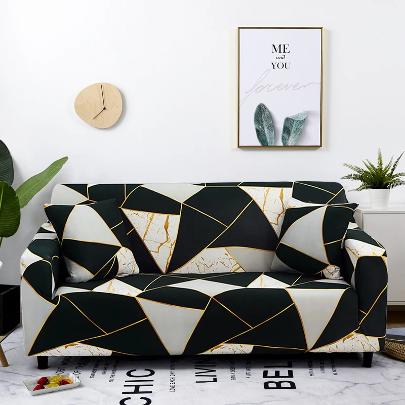 Coolazy Stretch Plaid Sofa Slipcover Elastic Sofa Covers for Living Room funda sofa Chair Couch Cover Home Decor 1/2/3/4-seater - immagine 7
