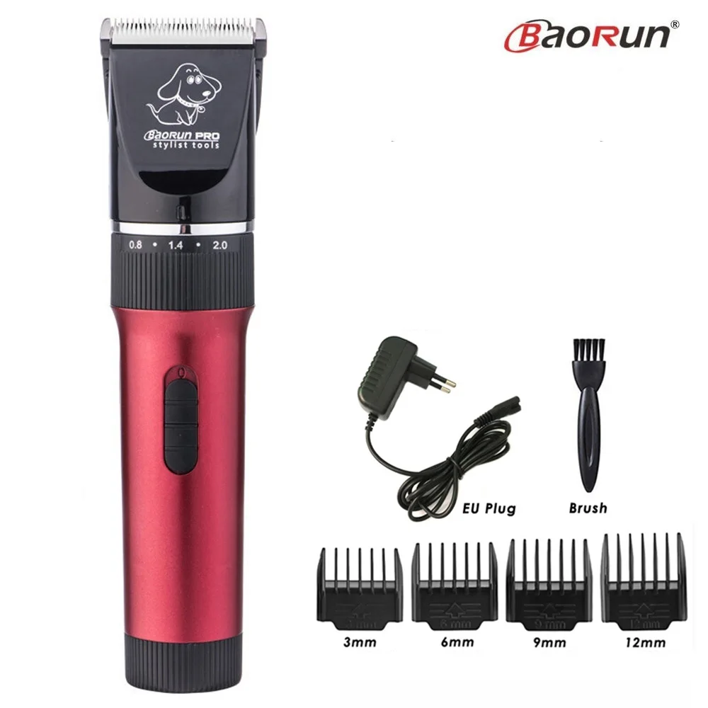BaoRun P6 Professional Dog Hair Trimmer Rechargeable Pet Cat Grooming Clipper Shaver Low-noise Electric Cutters Haircut Machine - immagine 7