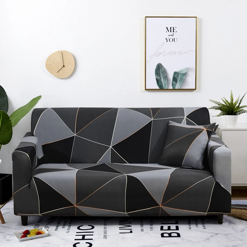 Coolazy Stretch Plaid Sofa Slipcover Elastic Sofa Covers for Living Room funda sofa Chair Couch Cover Home Decor 1/2/3/4-seater - immagine 34
