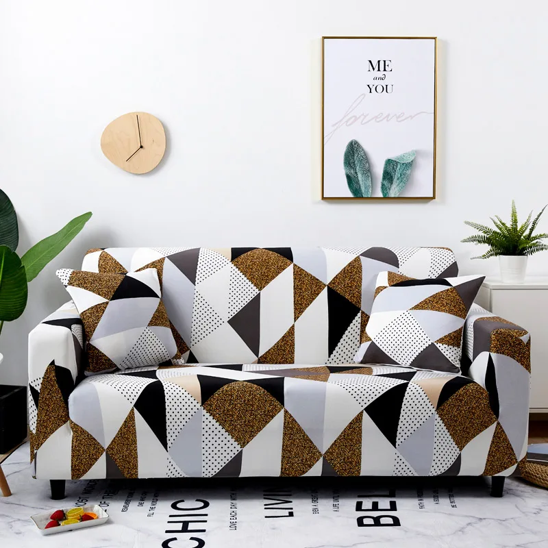 Coolazy Stretch Plaid Sofa Slipcover Elastic Sofa Covers for Living Room funda sofa Chair Couch Cover Home Decor 1/2/3/4-seater - immagine 37
