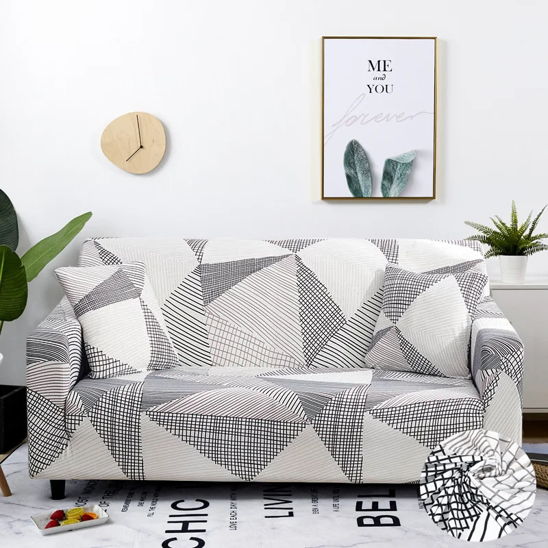 Coolazy Stretch Plaid Sofa Slipcover Elastic Sofa Covers for Living Room funda sofa Chair Couch Cover Home Decor 1/2/3/4-seater - immagine 30
