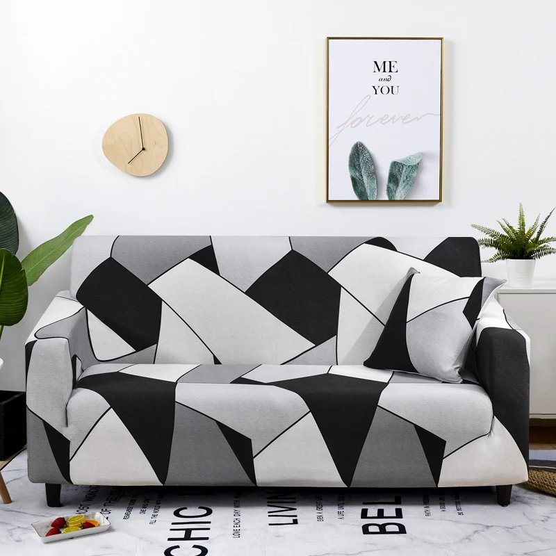 Coolazy Stretch Plaid Sofa Slipcover Elastic Sofa Covers for Living Room funda sofa Chair Couch Cover Home Decor 1/2/3/4-seater - immagine 29